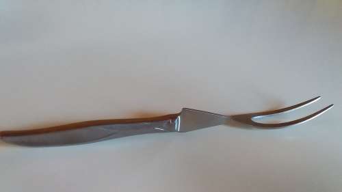 Solid Eetrite Stainless Steel Montego Roast Fork
