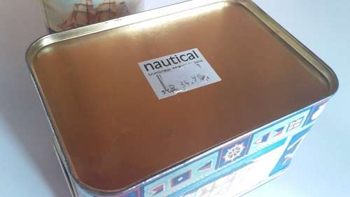 Pair of Nautical Theme Tins from England