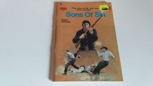 Sons of Sin - Cowboy and Western Book 1978