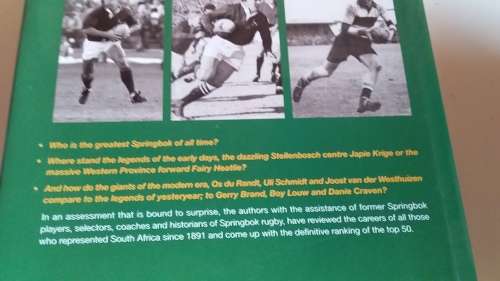 The Chosen, - The 50 Greatest Springboks of All Time