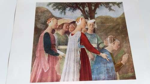 The Queen of Sheba - Piero Della Francesca (1416?-1492) Plate