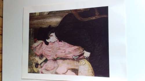 Portrait of Maxime Dethomas - Henri de Toulouse-Lautrec (1864 - 1901) Plate