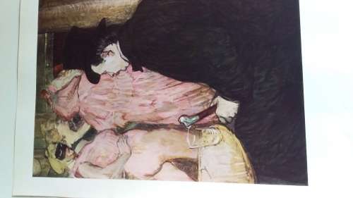 Portrait of Maxime Dethomas - Henri de Toulouse-Lautrec (1864 - 1901) Plate