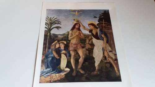 The Baptism of Christ - Andrea and Leonardo Plate