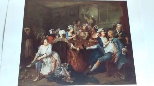 The Rake`s Progress - William Hogarth (1697 - 1764) Plate