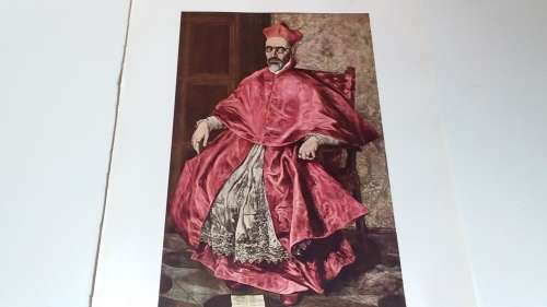 Cardinal Guevara - El Greco (1541 - 1612) Plate