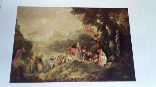 The Embarkation for Cythera - Antoine Watteau (1684 - 1721) Plate