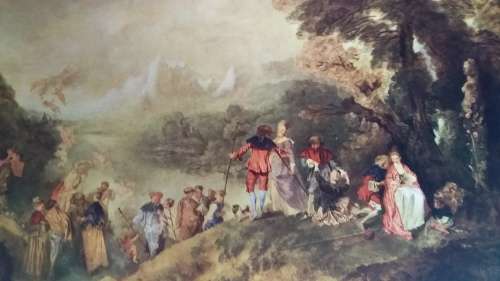 The Embarkation for Cythera - Antoine Watteau (1684 - 1721) Plate