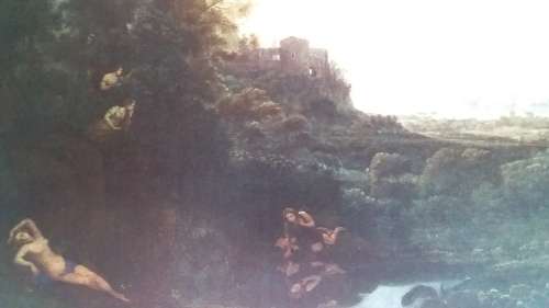 Narcissus and Echo - Claude Lorrain (1600 - 1682) Plate