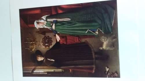 John Arnolfini and His Wife - Jan Van Eyck (1385? - 1441) Plate