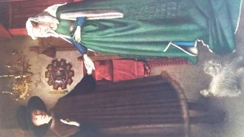 John Arnolfini and His Wife - Jan Van Eyck (1385? - 1441) Plate
