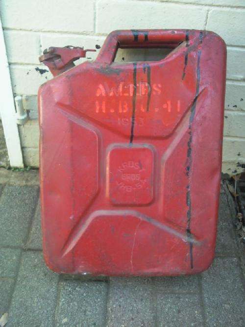 Old Metal Jerry Can - Krost