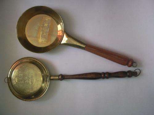Set of Pans with Wooden Handles