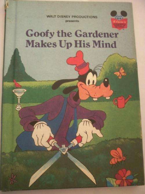 Walt Disney - Goofy the Gardener Copyright 1980