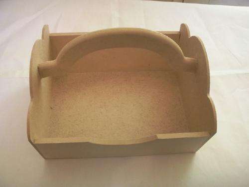 Crafter's Basket for Painting or Decoupage - 19cm x 17cm x 11cm