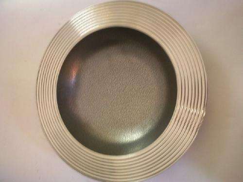 Modern & Stylish Antique Silver Effect Bowl - Handmade T.E.K.E