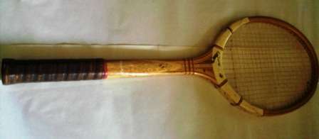 Original Wooden Dunlop Tennis Racket