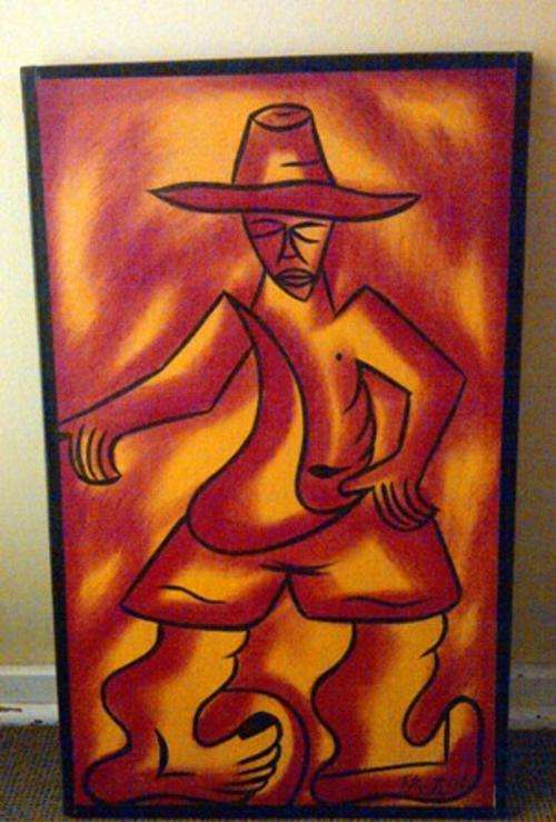 T.Rutsito Painting - Ready to Hang (Postage R80)
