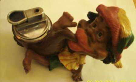 Rasta Man Pipe Smoker Lighter