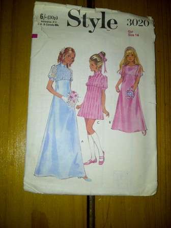 Vintage Style 3020 Pattern - Size 14