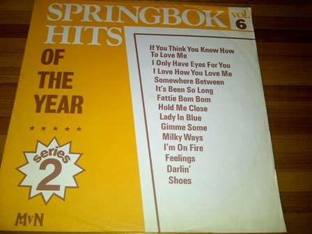 Springbok Hits of the Year Series 2 Vol 6 Vinyl LP