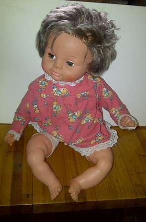 Old Rubber Doll - Stamped in the Neck 50cm