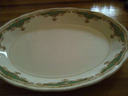 Grindley Cream Petal Dish - 32cm x 26cm x 5cm