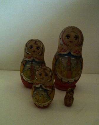 Wooden Russian Doll Set