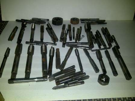 Small Box full of Various Sizes of Similar Type Drill Bits