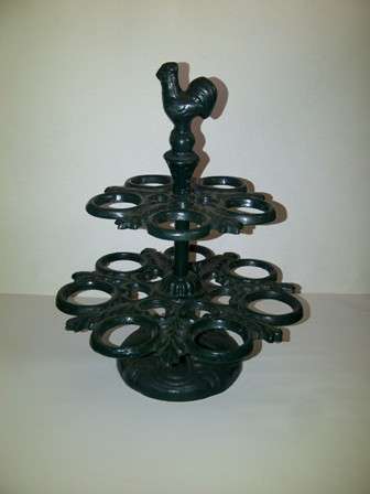 Decorative Cast Iron Egg Stand