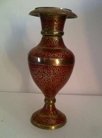Decorative Brass Vase that Could be Used to Hold a Candle (Postage R30)