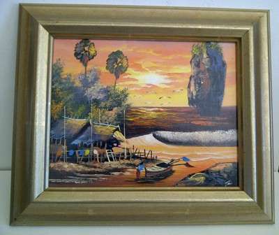 Original Oil Painting with Gorgeous Colours