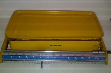 Old EKS - Made in Sweden Metal Scale