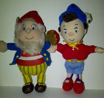 Two Old Noddy Character Dolls