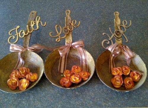 3 Decorative Antique Rusted old French Pans