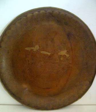 Light Metal Roman Design Wall Hanging Plate