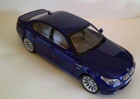 Blue KYOSHO BMW M5 Four Door Sedan
