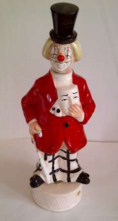 Rotating Musical Clown Decanter