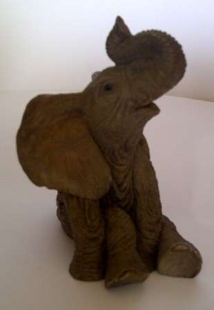 Crafted Happy Baby Elephant from Sun City Kiosk 1990,s