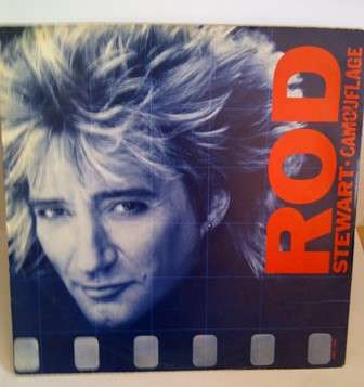 ROD STEWARD - Camouflage Vinyl LP
