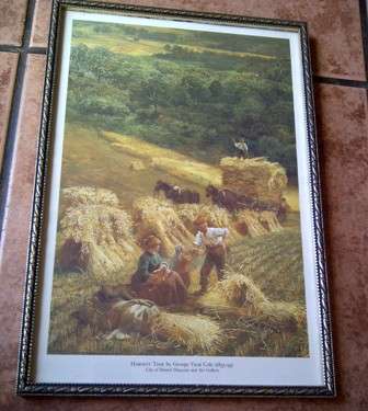 Print of Harvest Time by George Vicat Cole (1833 - 1893)