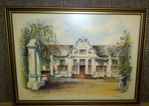 Framed Philip Bawcombe Print of Morgenston Cape Provence