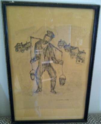 Vintage Print of Famous Polish/Russian Artist S.KARCZMAR #2
