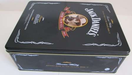 Square Jack Daniel's Whiskey Tin