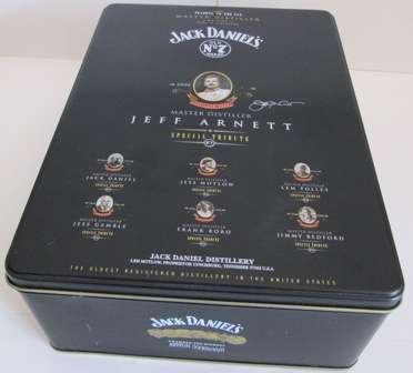 Square Jack Daniel's Whiskey Tin