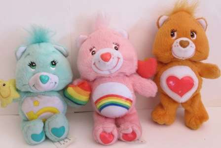 Three MacDonald Miniature Care Bears