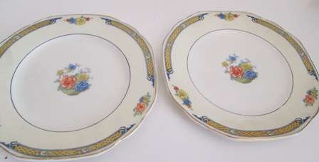 W.H Grindley Ivory "Lynton" Dishes - Made in England (Two Available)
