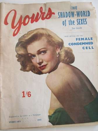 Vintage YOURS Magazine February 1955