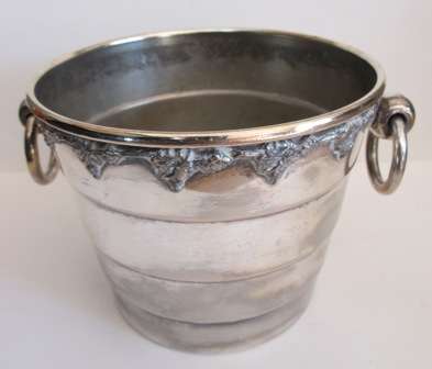 Stylish Silver Plated Seranco Ice Bucket