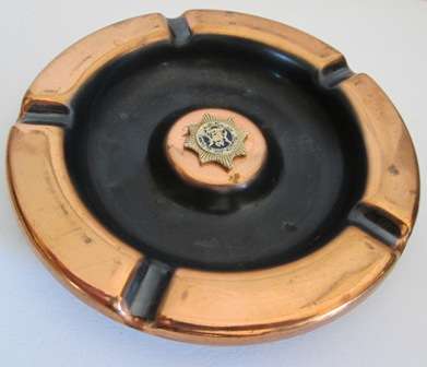 Vintage Copper South African Police/Suid Afrikaanse Polisie Ashtray